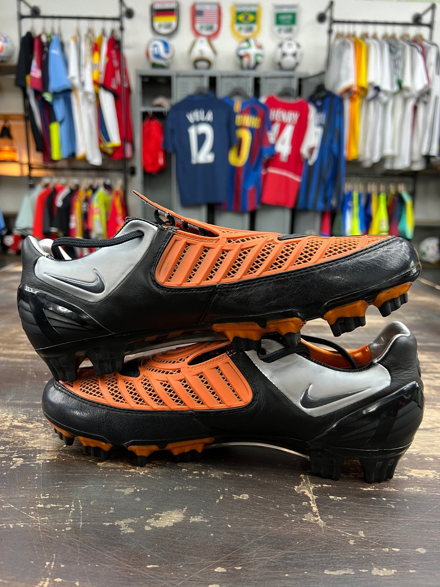 Nike Total 90 Laser I FG – Black/Orange - STA Apparel - Nike