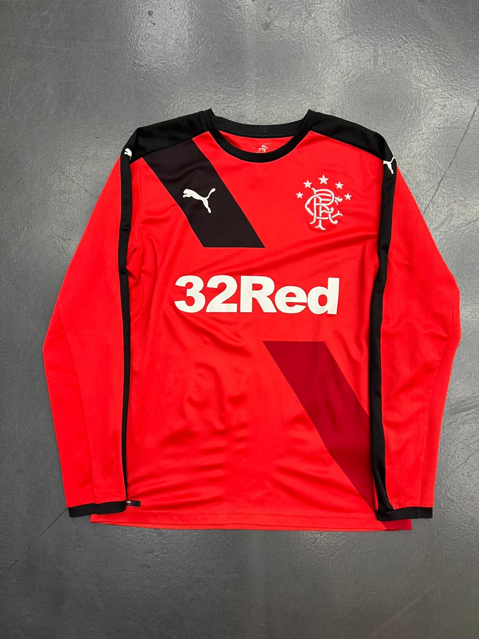 Puma Rangers FC 2015–16 Away Long Sleeve Jersey - STA Apparel - Rangers