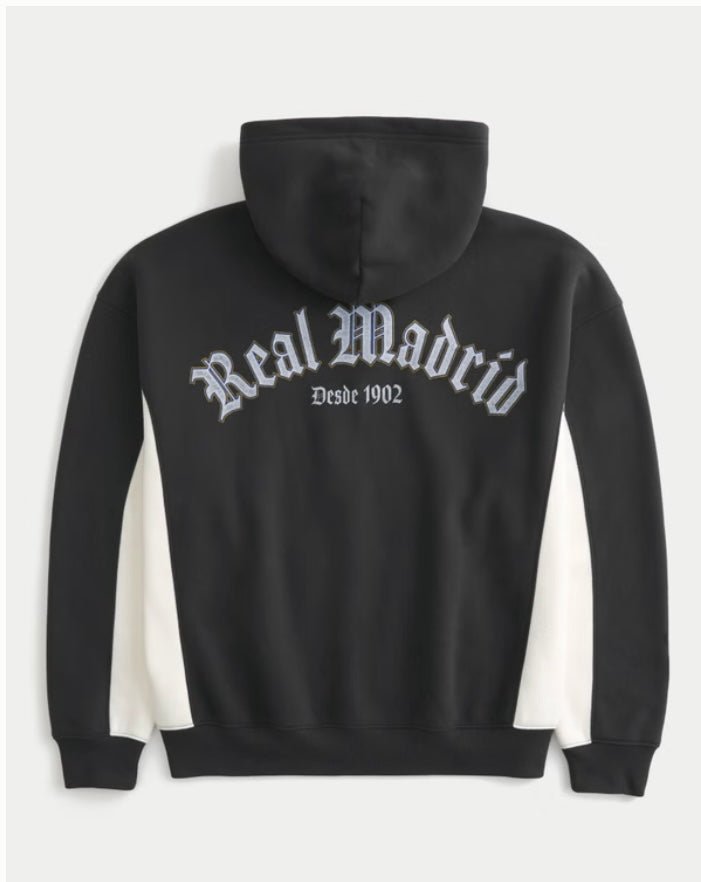 Real Madrid Boxy Graphic Zip - Up Hoodie - STA Apparel - Real Madrid