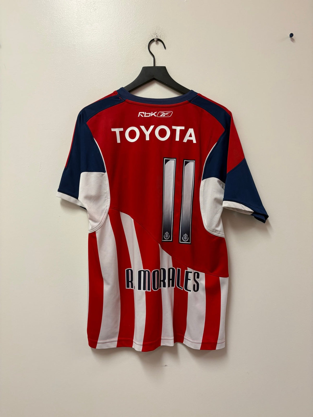 Reebok Chivas 2007-08 Home Jersey- R. Morales 11 - STA Apparel - Chivas