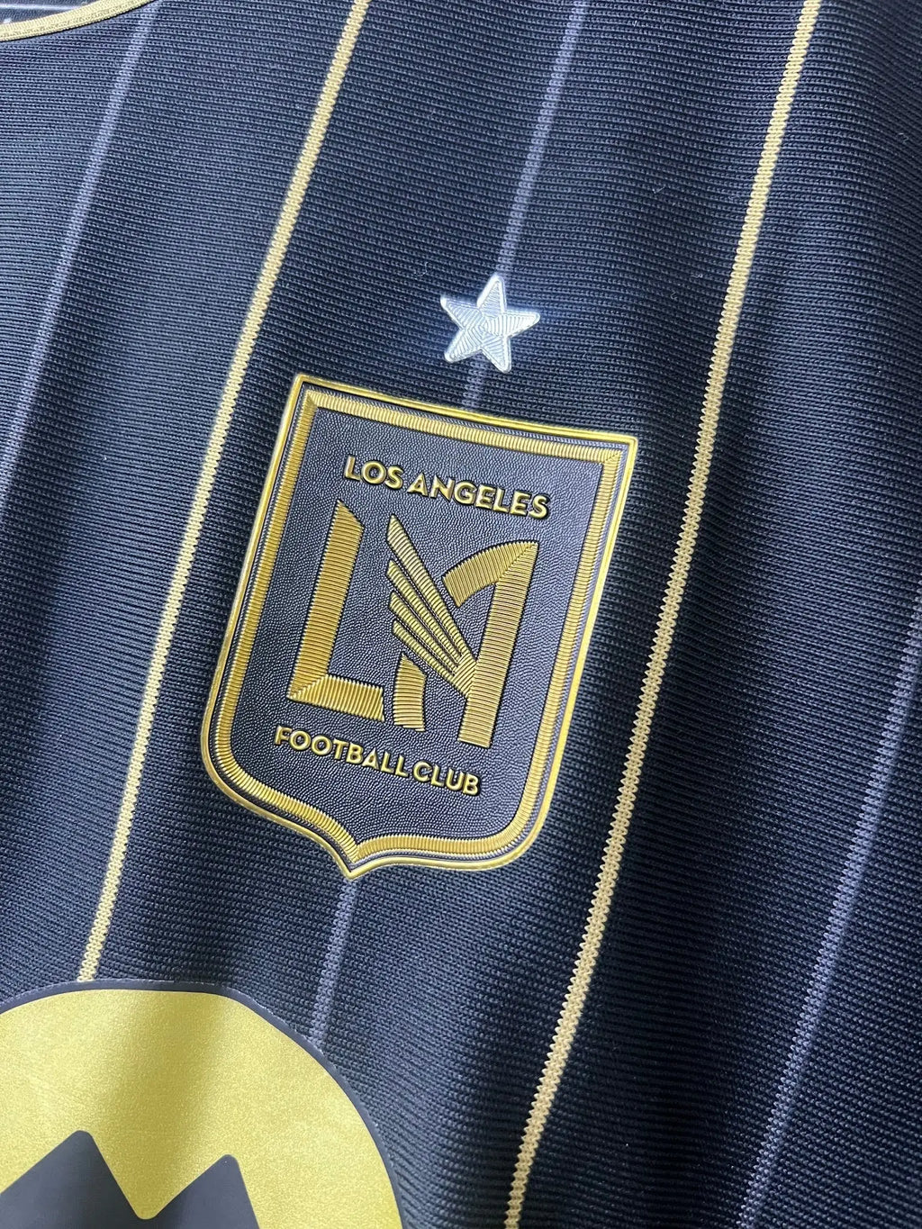 Adidas LAFC 2025 Home Authentic Jersey - Son Heung-min #7 — detail close-up