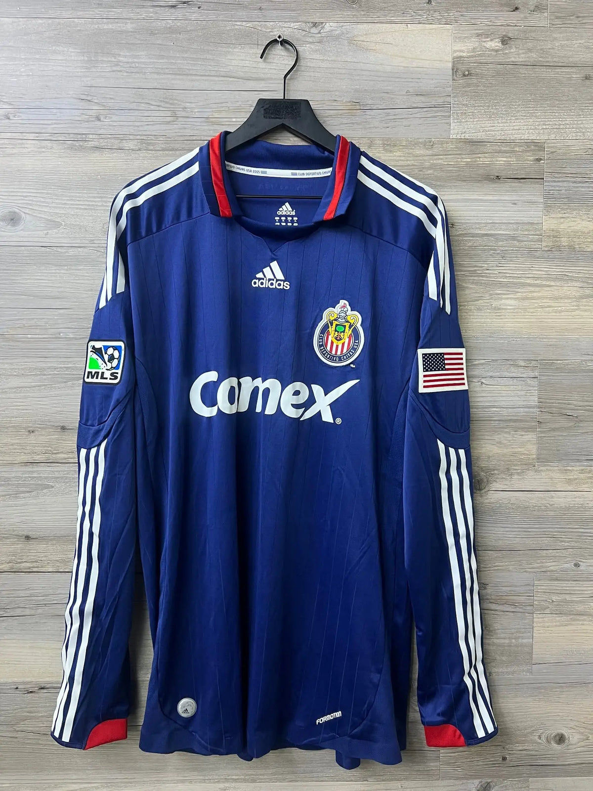 Adidas Chivas USA 2009 Away Long Sleeve Jersey — front