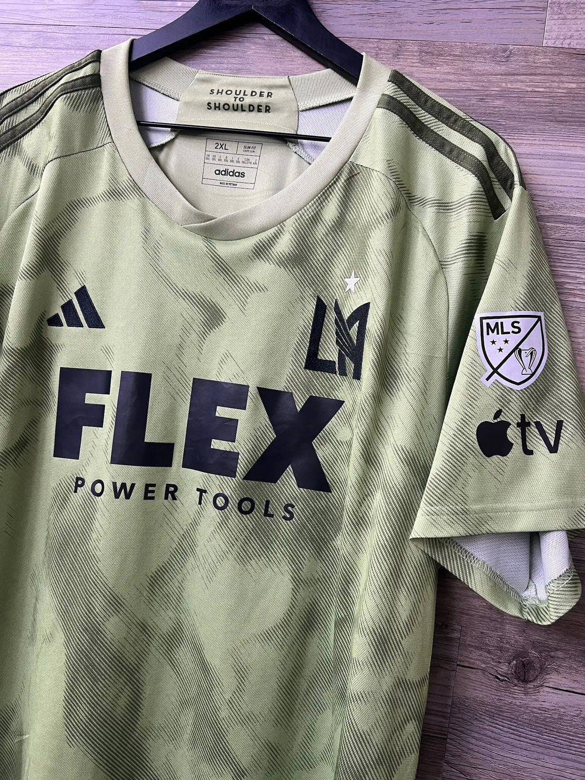 Adidas LAFC 2023/24 Away Jersey - Giorgio Chiellini #14 — detail close-up