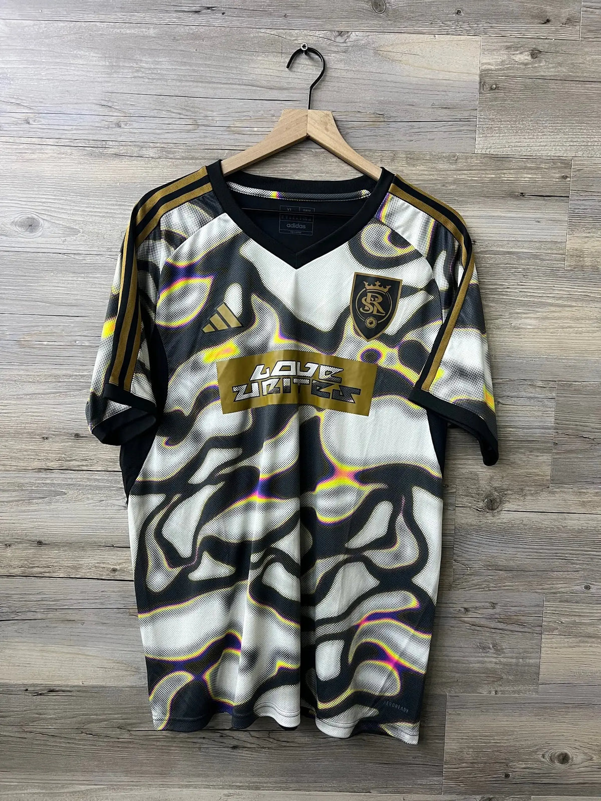 Adidas Real Salt Lake 2024 Pride Pre-Match Jersey front