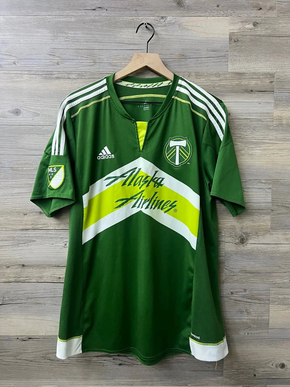 Adidas Portland Timbers 2015/16 Home Jersey front