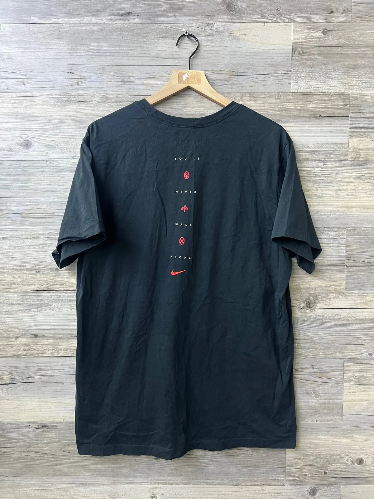 Nike Liverpool 2021/22 YNWA Voice T-Shirt back