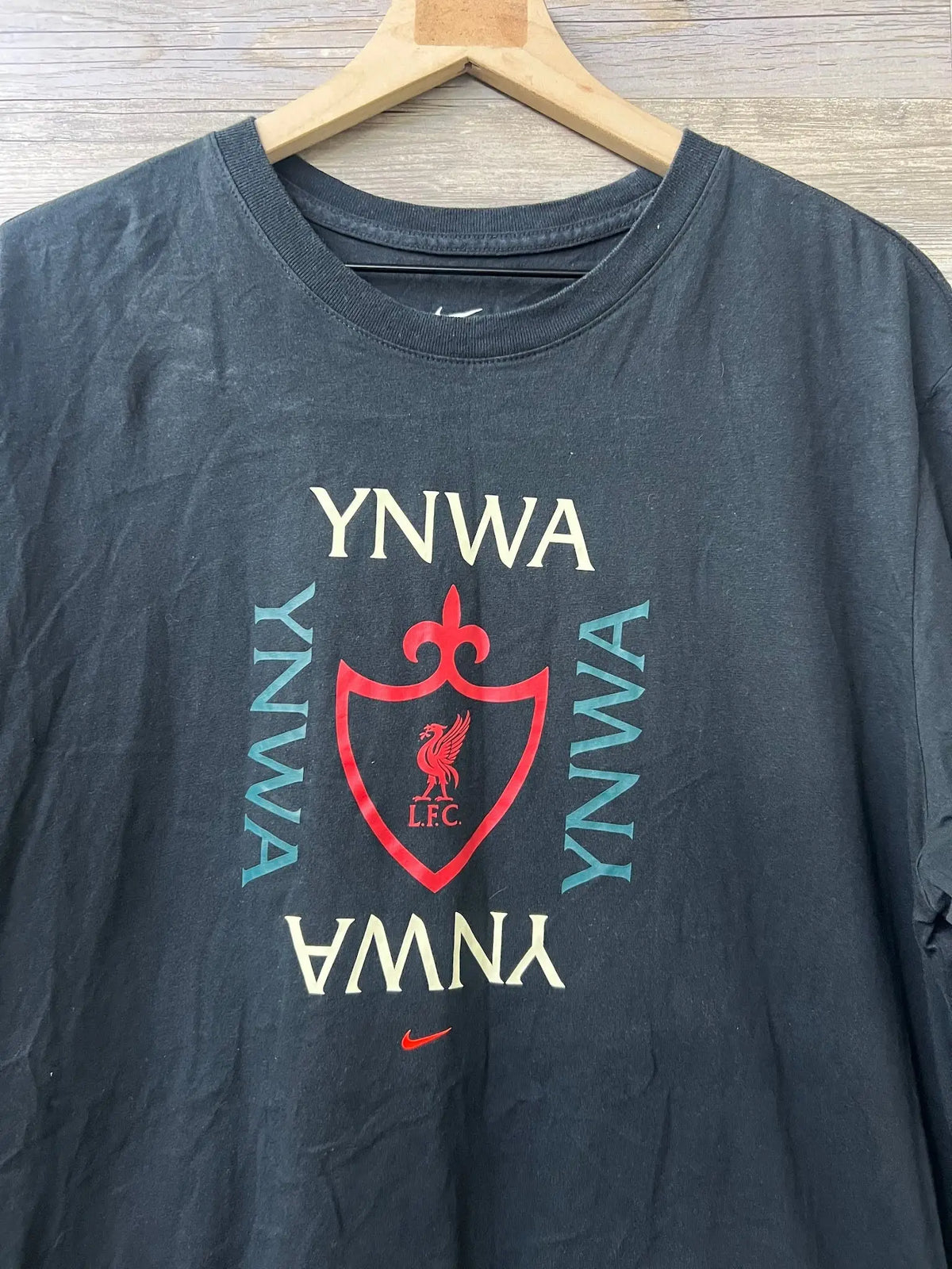 Nike Liverpool 2021/22 YNWA Voice T-Shirt detail