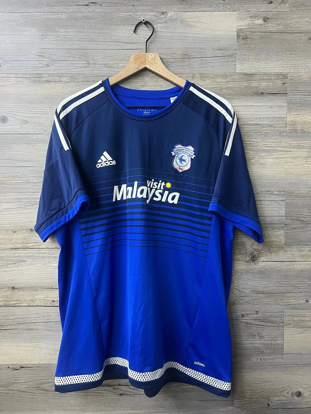Adidas Cardiff City 2015/16 home jersey front