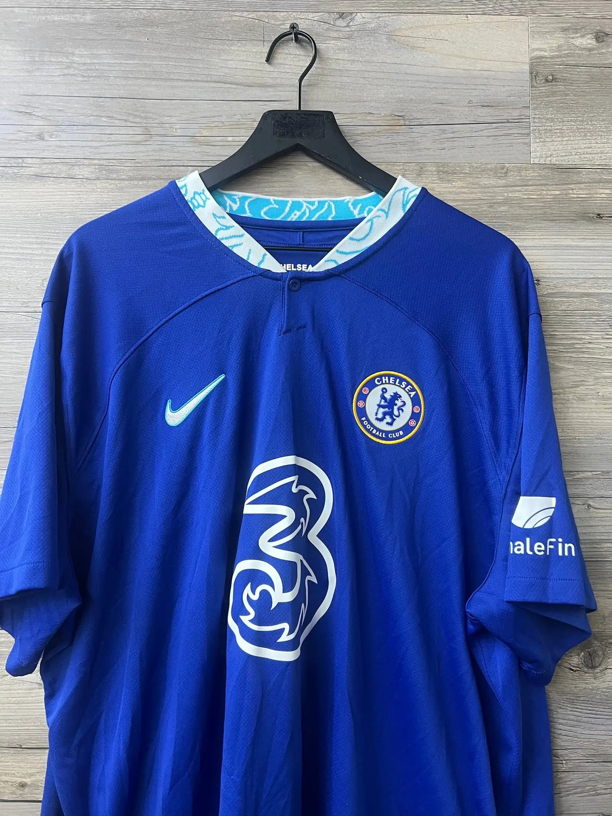 Nike Chelsea 2022/23 home jersey Reece James #24 chest