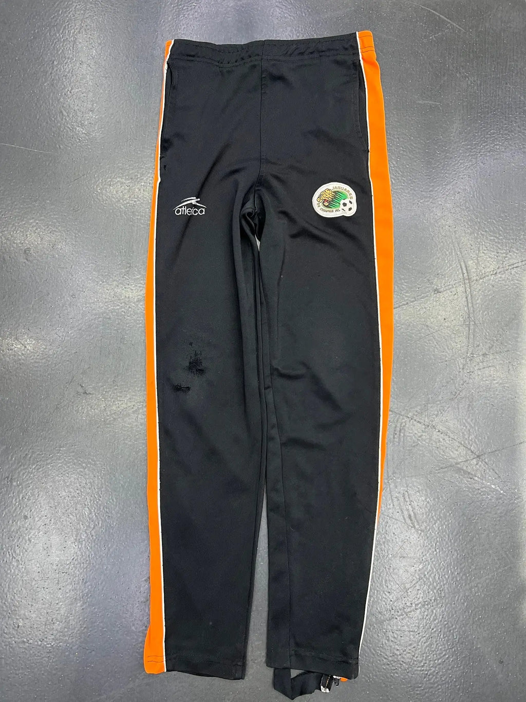 Atlética Jaguares de Chiapas Track Pants – Black/Orange — front