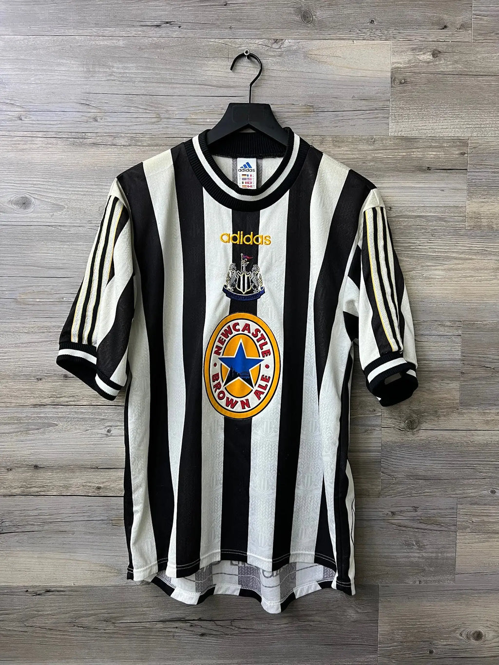 Adidas Newcastle United 1997–99 Home Jersey – Alan Shearer #9 — front