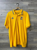 Adidas Tigres UANL Yellow Polo — front view
