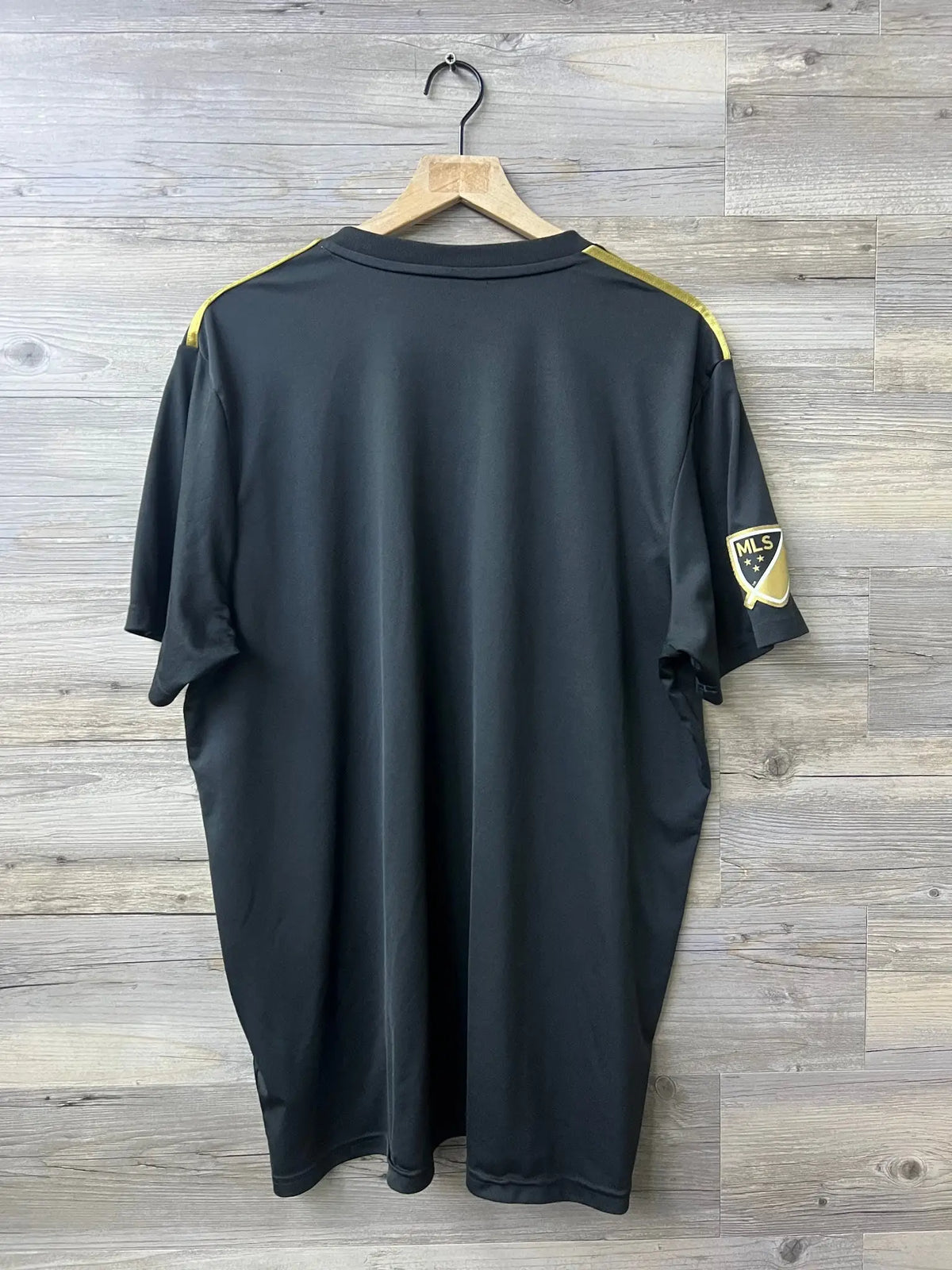 Adidas LAFC Black & Gold Home Jersey — back view