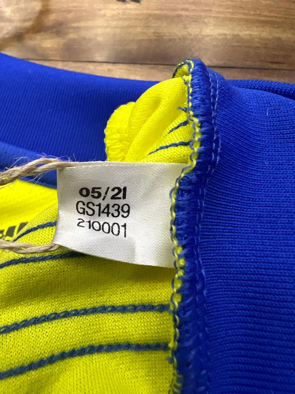 Adidas Juventus 2021/22 Third Jersey — product label and code photo