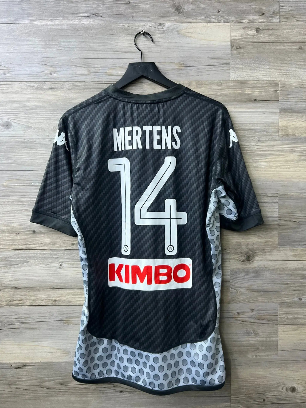 Kappa SSC Napoli 2018/19 Away Jersey – Dries Mertens #14 — back view