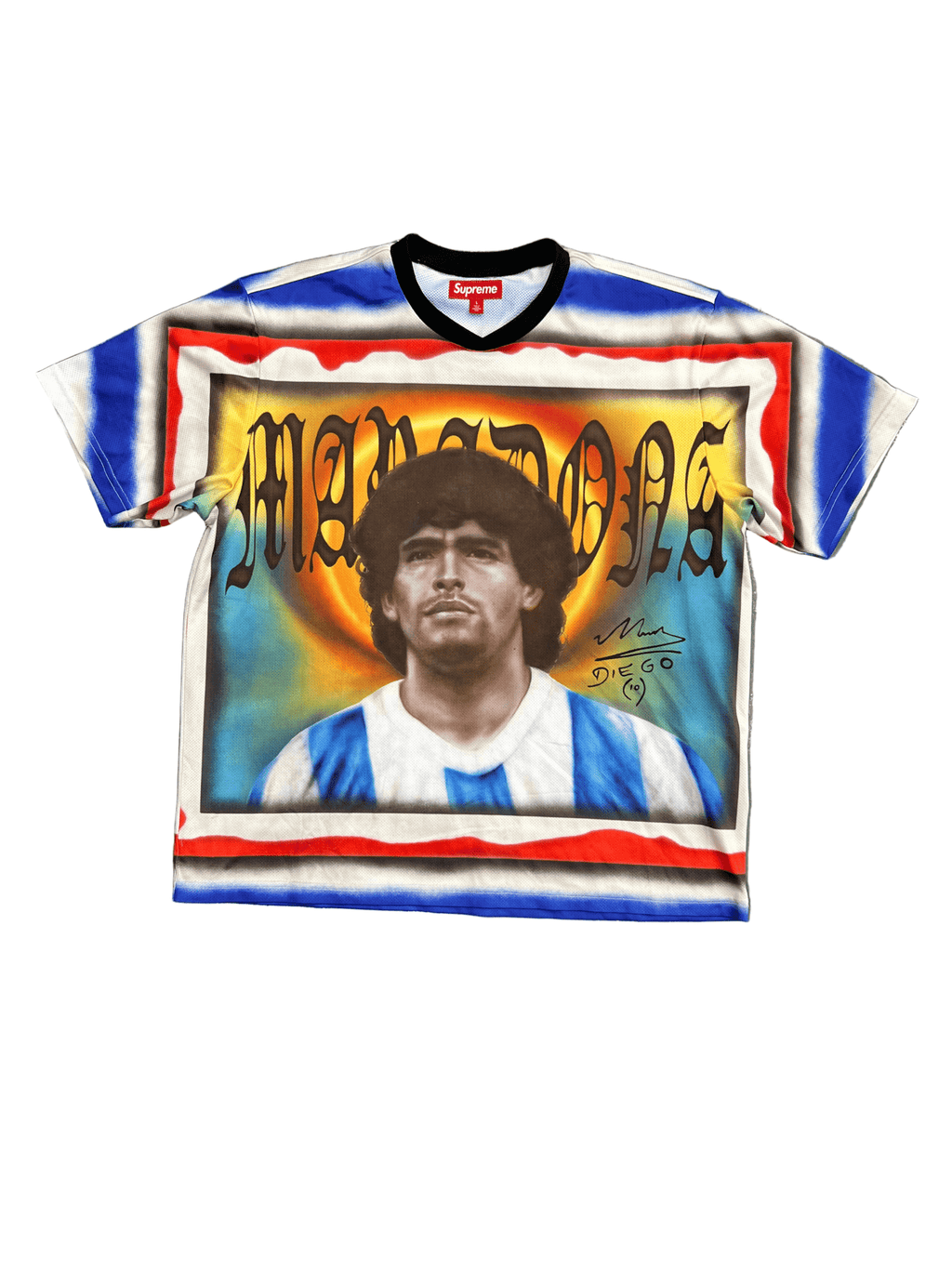 Supreme Maradona Soccer Jersey Multicolor - STA Apparel - 