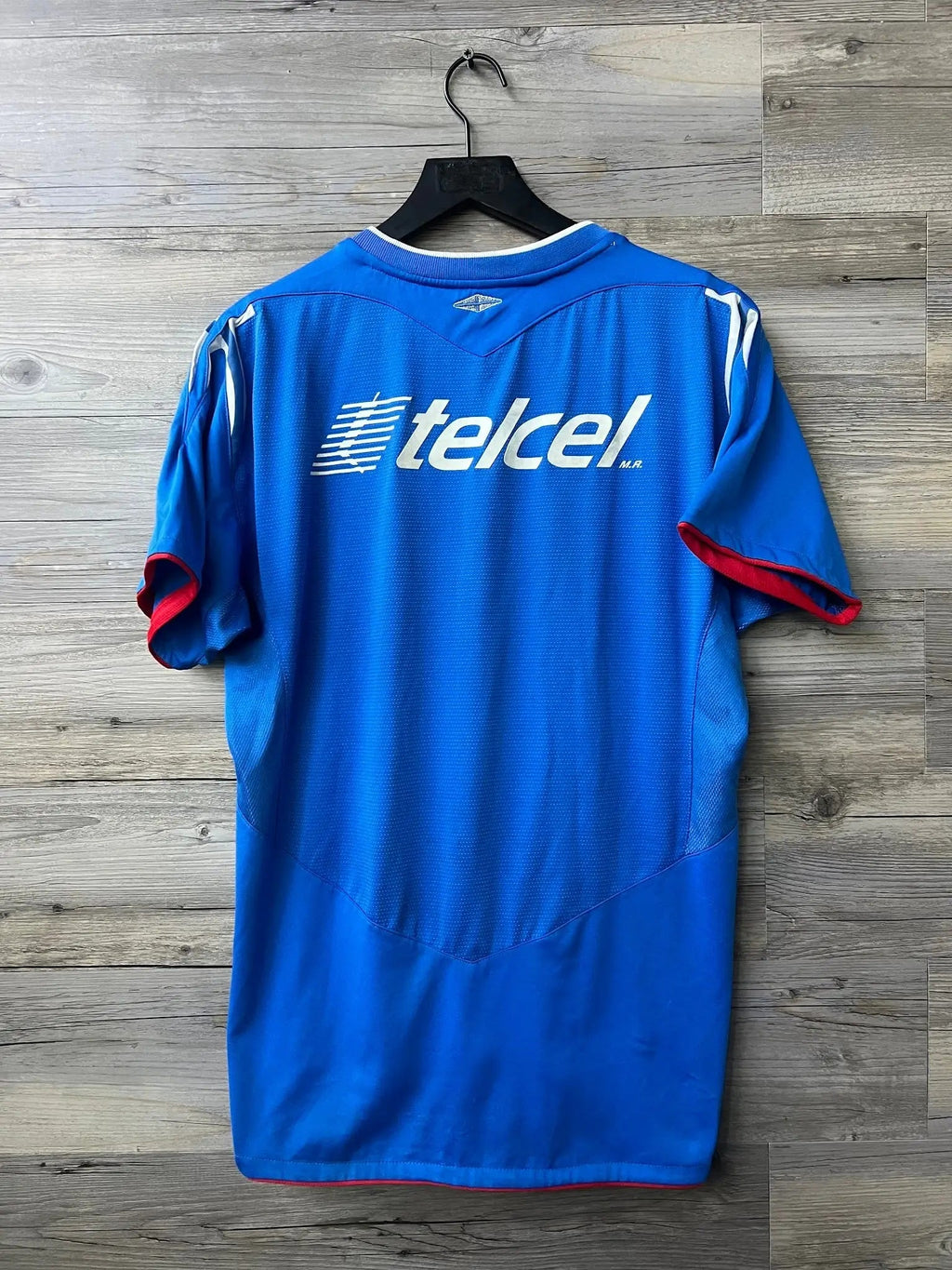 Umbro Cruz Azul 2004/05 Home Jersey – Blue/Red - STA Apparel - Cruz Azul