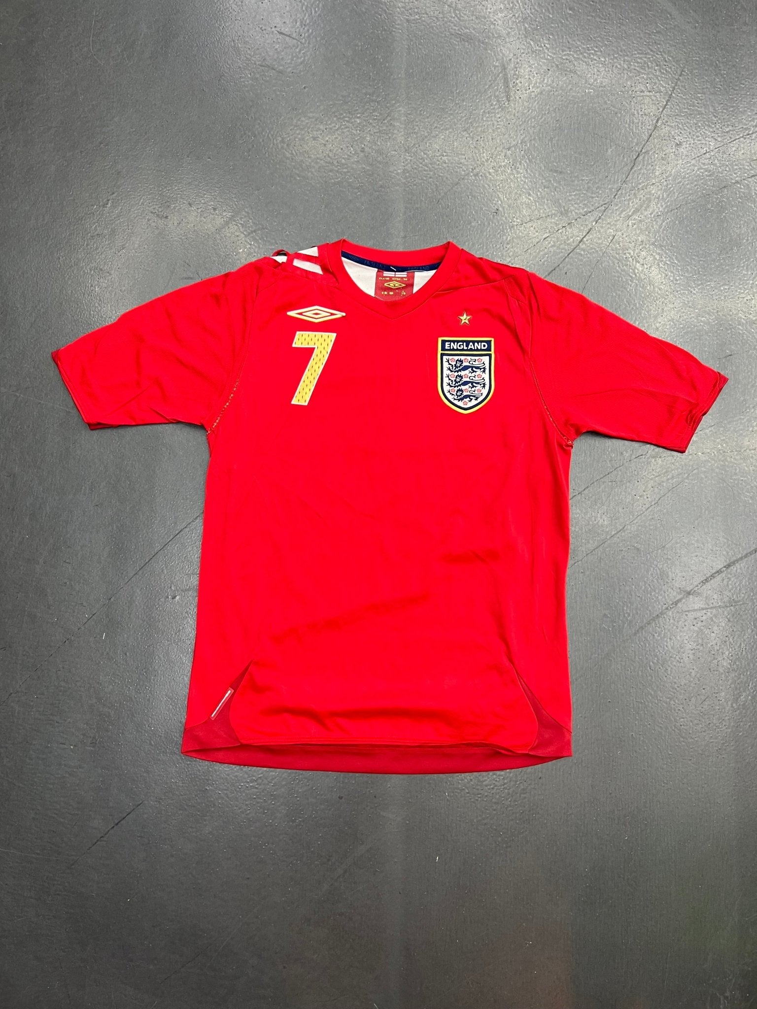 Umbro England 2006–08 Away Jersey - David Beckham 7 - STA Apparel - England