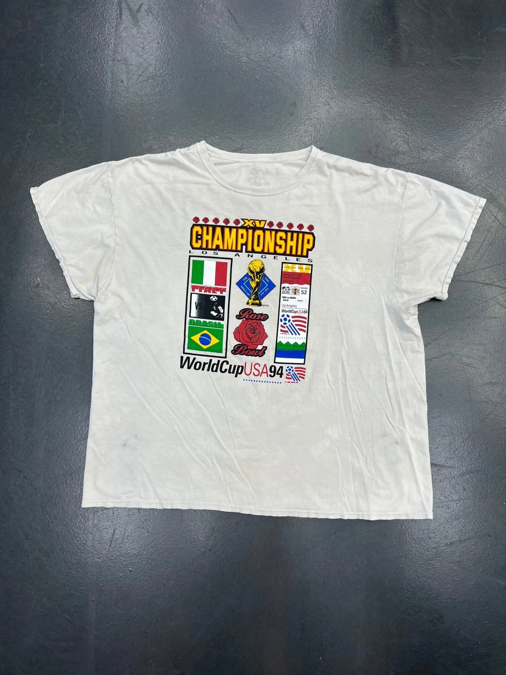Vintage 1994 FIFA World Cup Final Tee – Rose Bowl - STA Apparel - World cup