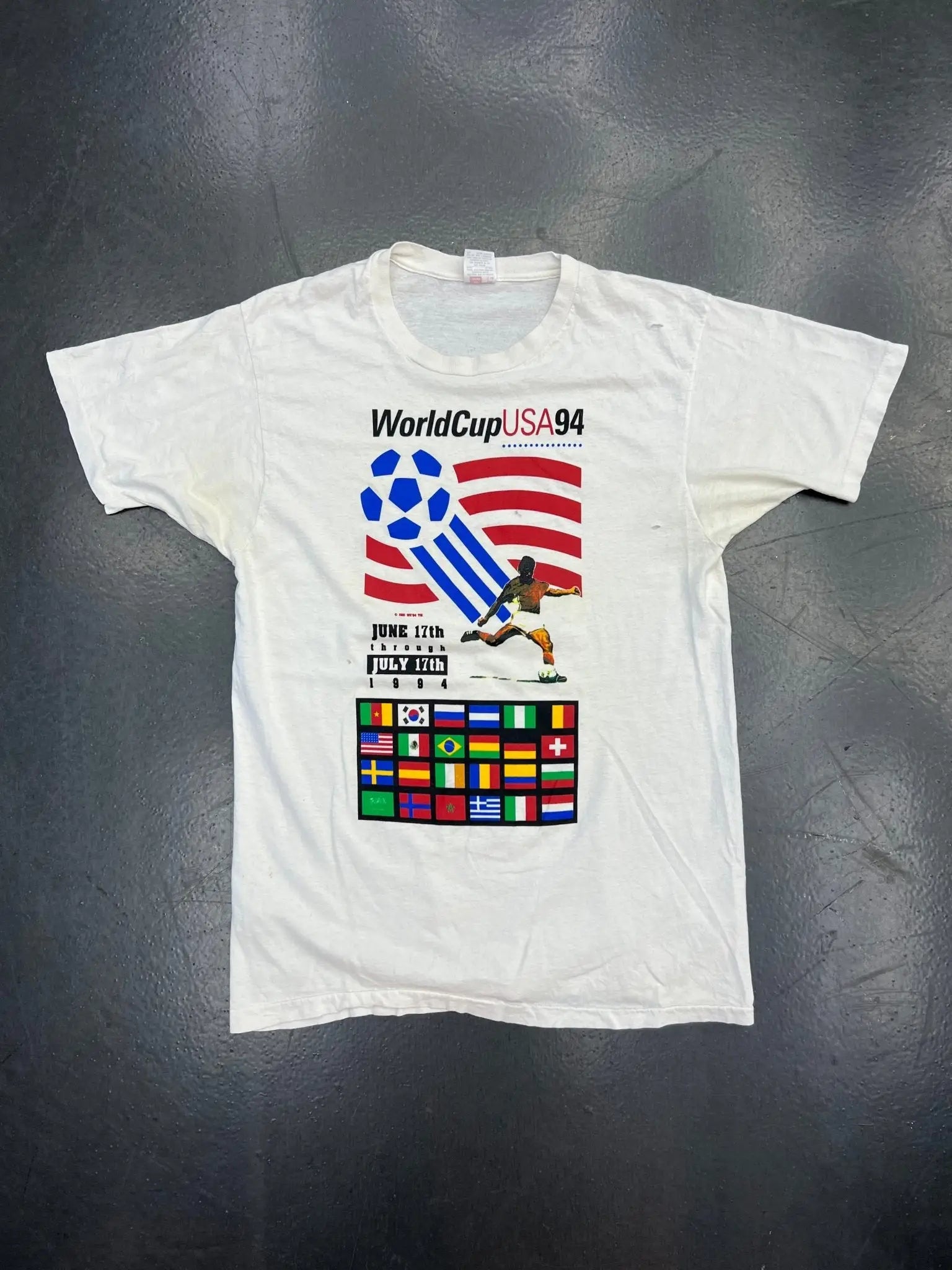 Vintage 1994 FIFA World Cup USA Tee - STA Apparel - World cup